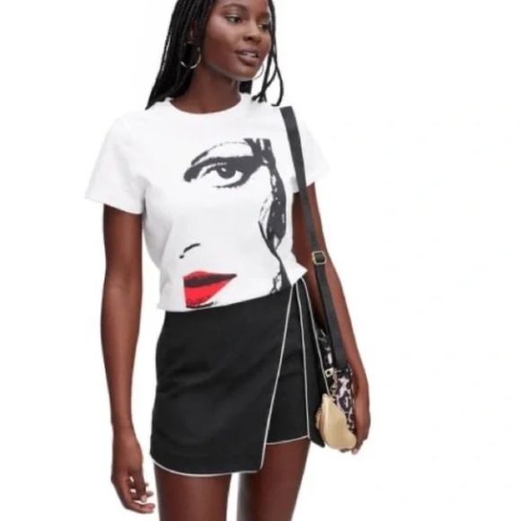 NWOT Limited Edition DVF for Target Iconic Red Lip Graphic T-Shirt – Small - Picture 2 of 10